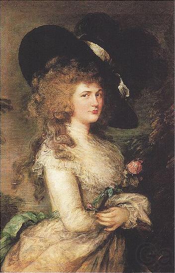 Thomas Gainsborough Portrait of Lady Georgiana Cavendish, Duchess of Devonshire Spain oil painting art